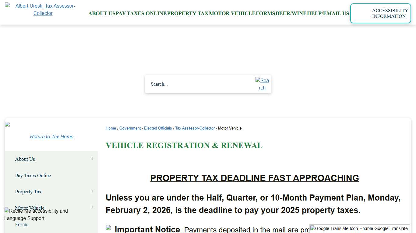Vehicle Registration & Renewal Bexar County, TX - Official Website